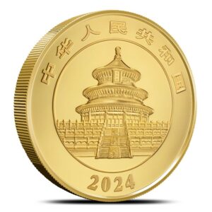 2024 50 Gram Proof Chinese Gold Panda Coin