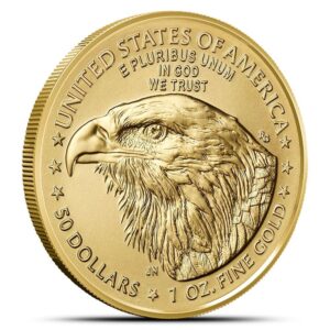 2024-W 1 oz Burnished American Gold Eagle Coin (Box + CoA)