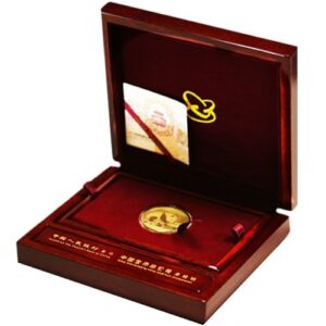 50 Gram Proof Chinese Gold Panda Coin (Random Year, Box + CoA)