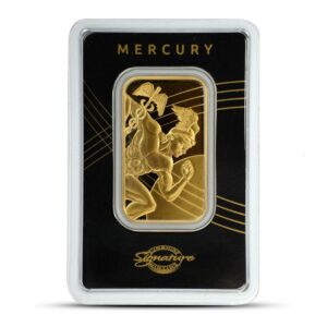 Buy 1 oz Sunshine Mercury Gold Bar (New w/ Assay)