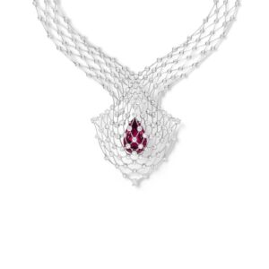 Buy Chaumet Lacis Necklace – White gold, rubellite, diamonds