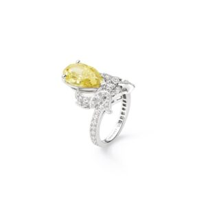 Joséphine Soir de Fête ring For Sale – White gold, yellow diamond, diamonds