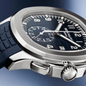 Buy Patek Philippe 5968G-001 Aquanaut Chronograph White Gold Blue Dial