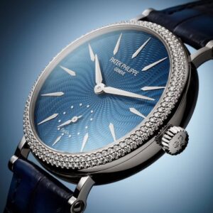 Buy Patek Philippe 7040/250G-001 Grand Complications White Gold Blue Dial 36mm Diamond Bezel