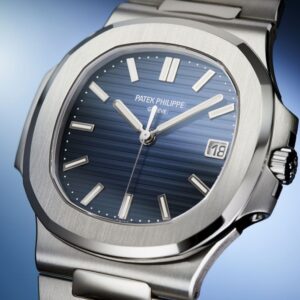 Buy Patek Philippe 5811/1G-001 Nautilus Date Sweep Seconds White Gold Black Blue Dial