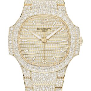 Buy Patek Philippe 7118/1450R-001 Nautilus Ladies Rose Gold/Diamond Paved